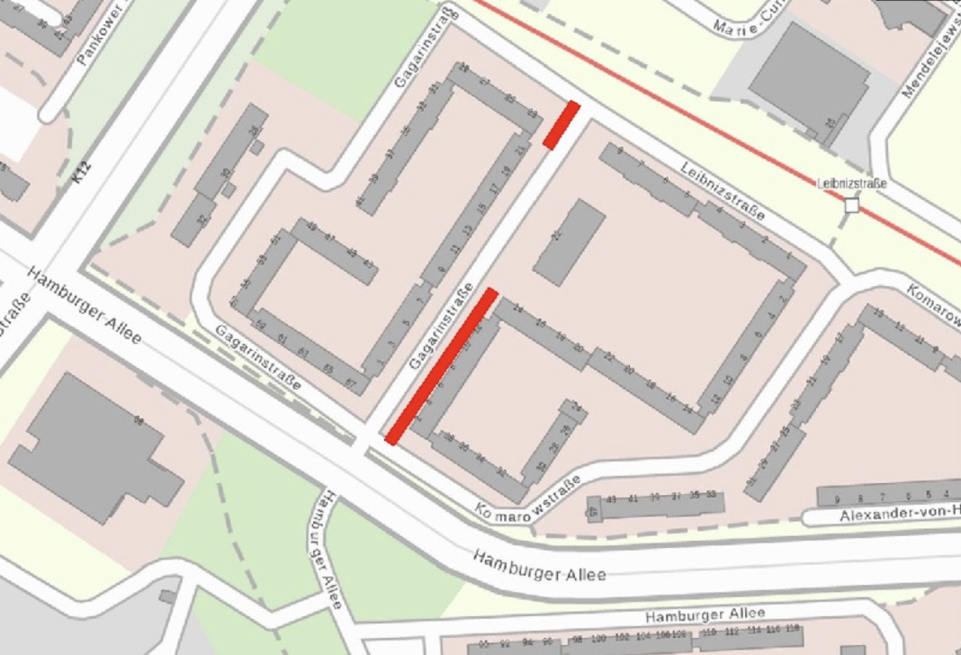 Gehweg in der Gagarinstraße wird instandgesetzt | 1