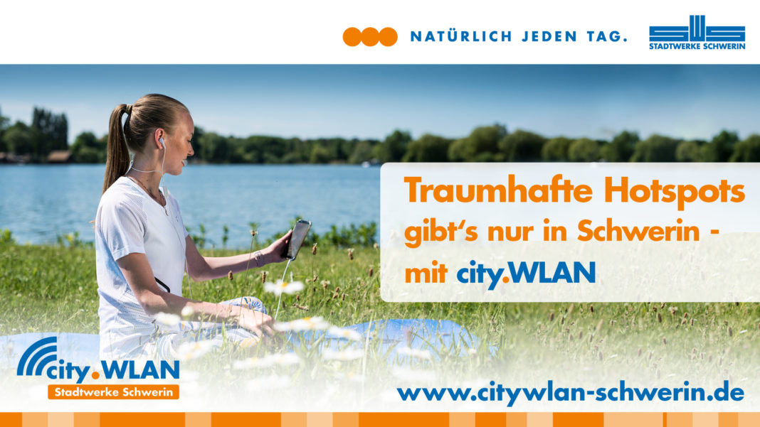 Schweriner Gesichter werben für city.WLAN | 1