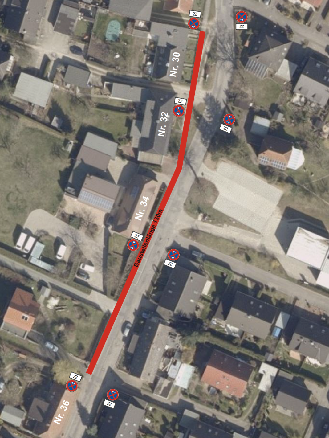 Gehweg in der Bahnhofstraße Warnitz wird instandgesetzt | 1