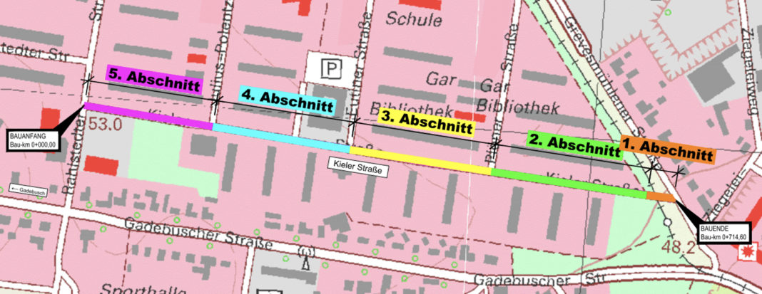 Abschluss der Fahrbahninstandsetzung in der Kieler Straße | 1