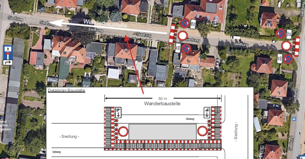 Regenentwässerung Straße Lankow Siedlung wird instand gesetzt | 1