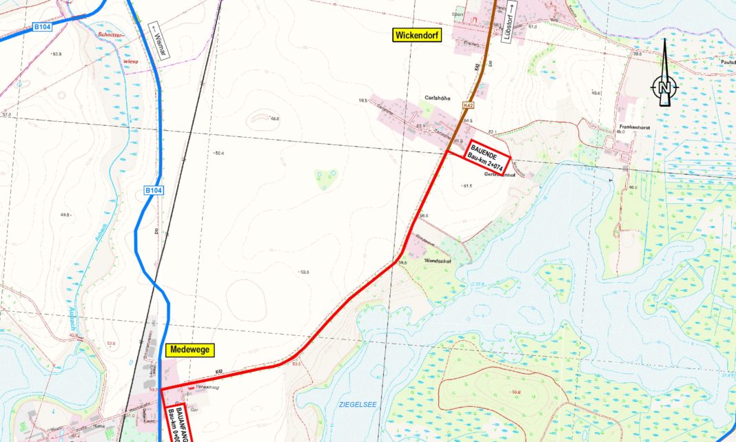 Fahrbahninstandsetzung in der Wickendorfer Straße liegt im Zeitplan | 1