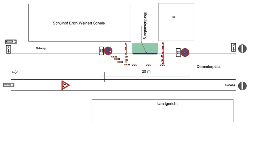 Regulierung Grundstückszufahrt Demmlerplatz 9 | 1