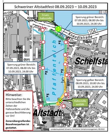 Meldungen zu Verkehrssperrungen vom 4. September bis 10. September | 2