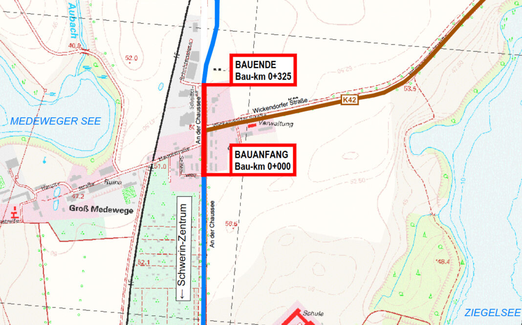 Fahrbahninstandsetzung in der Straße An der Chaussee | 1