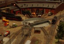 Miniaturbahnen wieder in der Mensa der alten Brinckman-Schule zu bestaunen