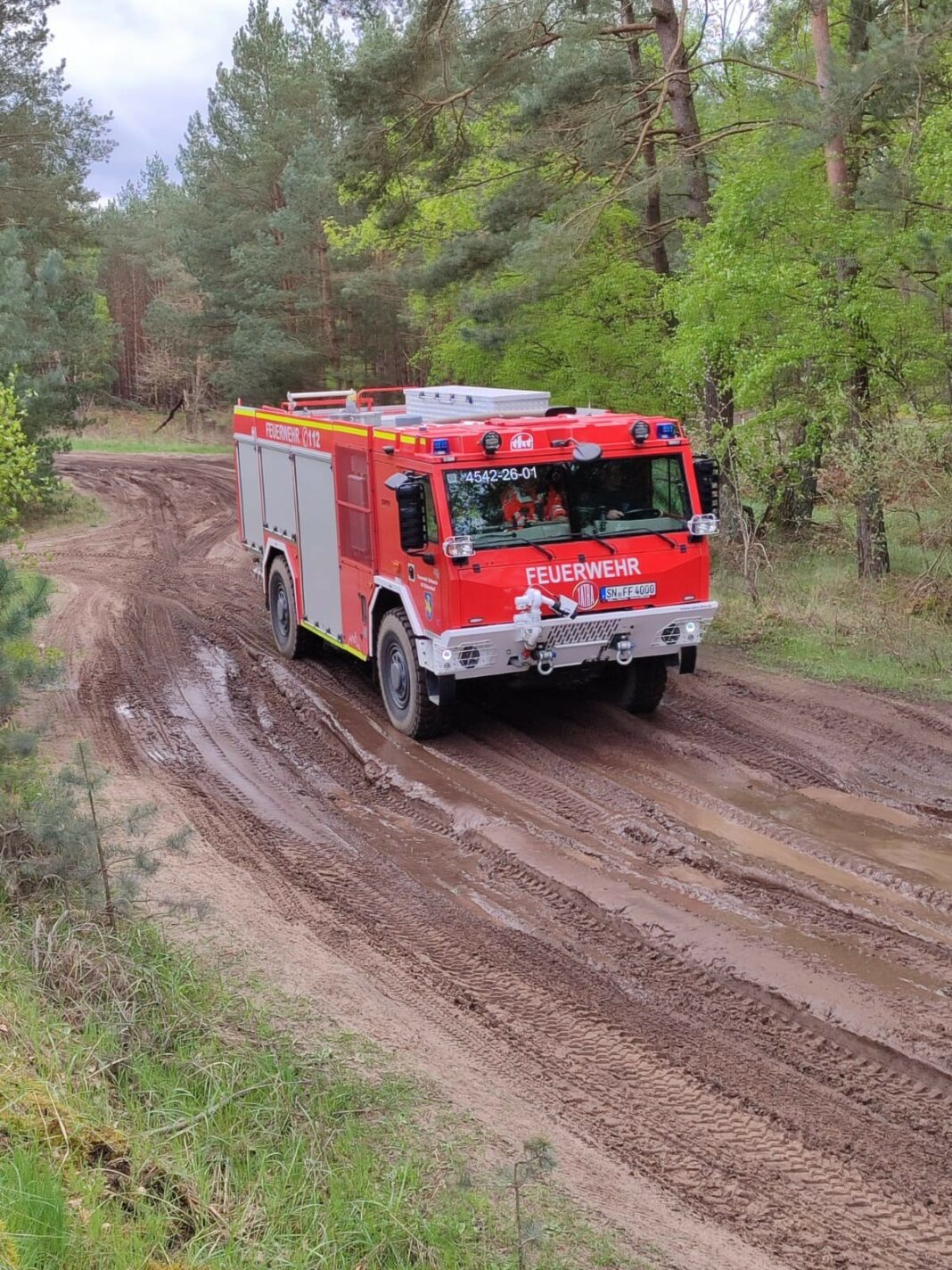 Tanklöschfahrzeug_Waldbrand_2©Freiwillige Feuerwehr Wickendorf