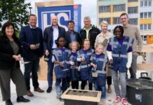 Grundsteinlegung für Neubau des Hortes Future Kids