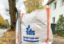 Sammelbehältnisse für Herbstlaub